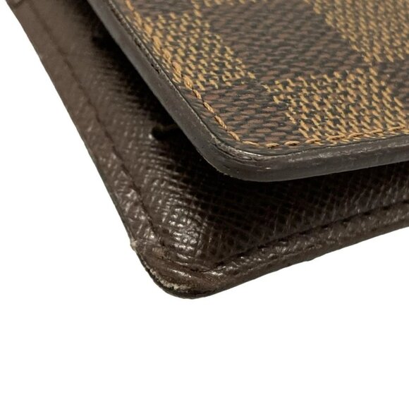 LOUIS VUITTON Organizer de Poshe N61721 Ebene Damier - MI1057 Card Case - Picture 6 of 10